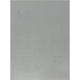 Preprinted Canvas Shabbos 9" x 12"