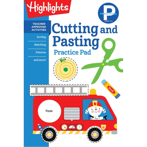 Preschool Cutting & Tracing Practice Pad