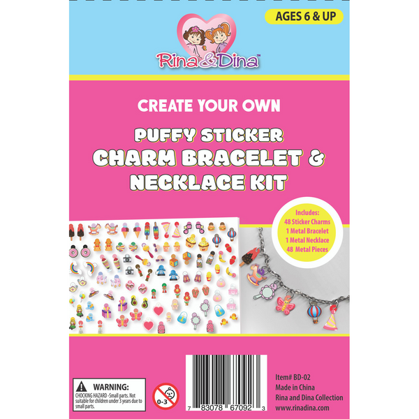 Puffy Sticker Bracelet & Necklace Kit