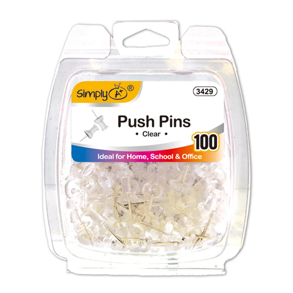 Push Pins, 100 Ct
