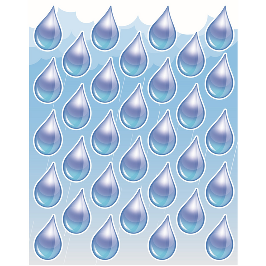 Raindrop Stickers
