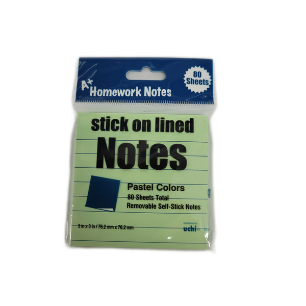 Ruled Sticky Notes