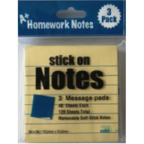 Ruled Sticky Notes 3