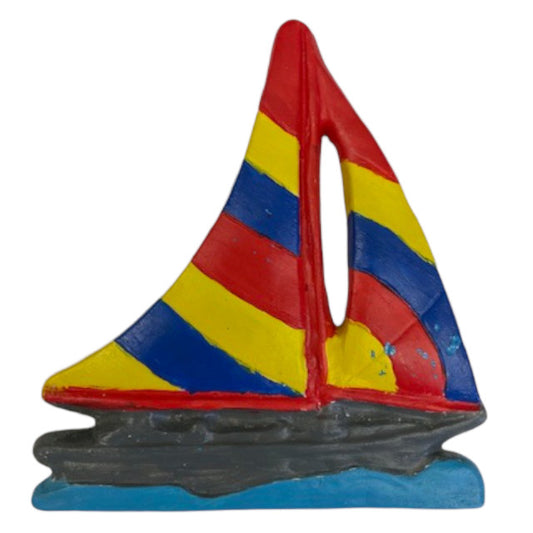 Sailboat Plaque Ready to Paint Plaster Mold