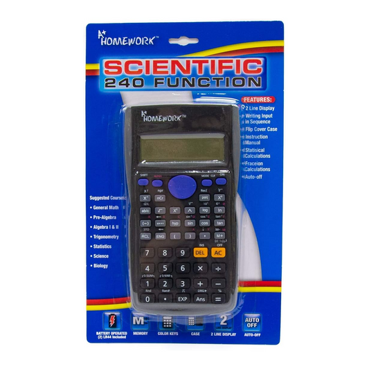 Scientific Calculator 240 Functions