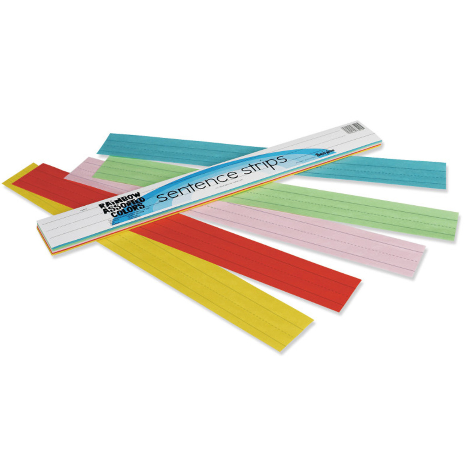 Sentence Strips, Assorted Colors, 3