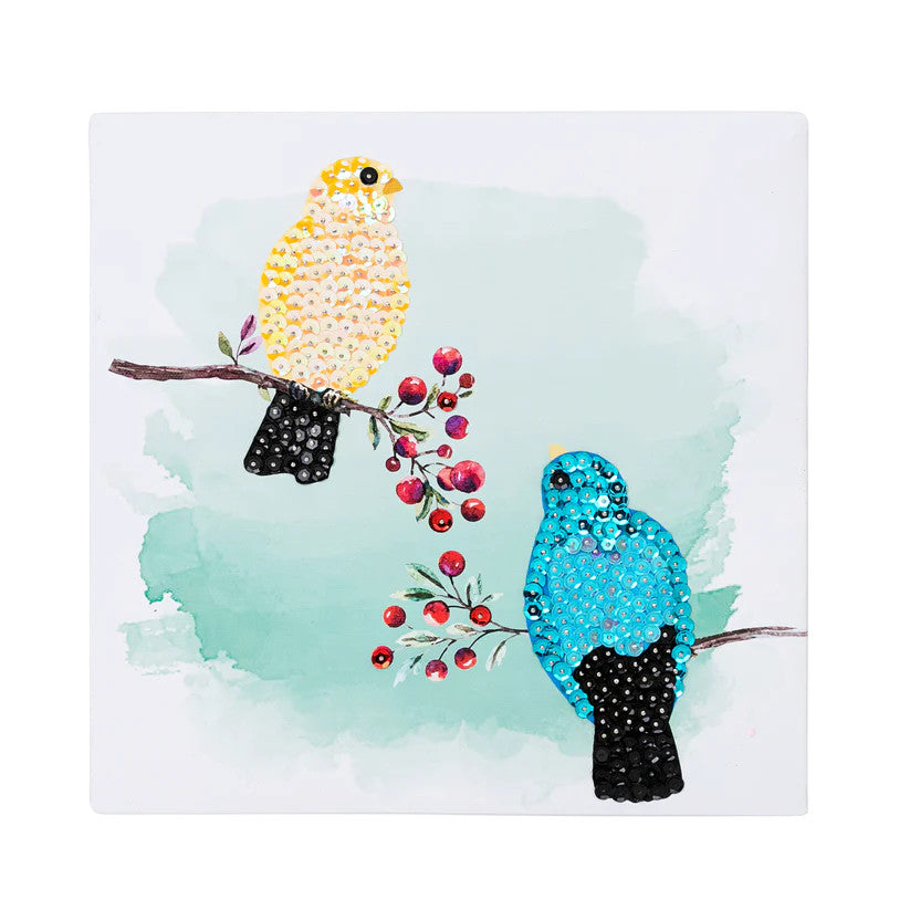 Sequin Art Birds Kit