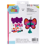 Sew Cute Felt Backpack Clip Butterfly Tassel