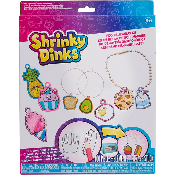 Shrinky Dinks Foodie Jewelry Set