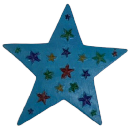 Star Covered Star Plaque Plaster Mold
