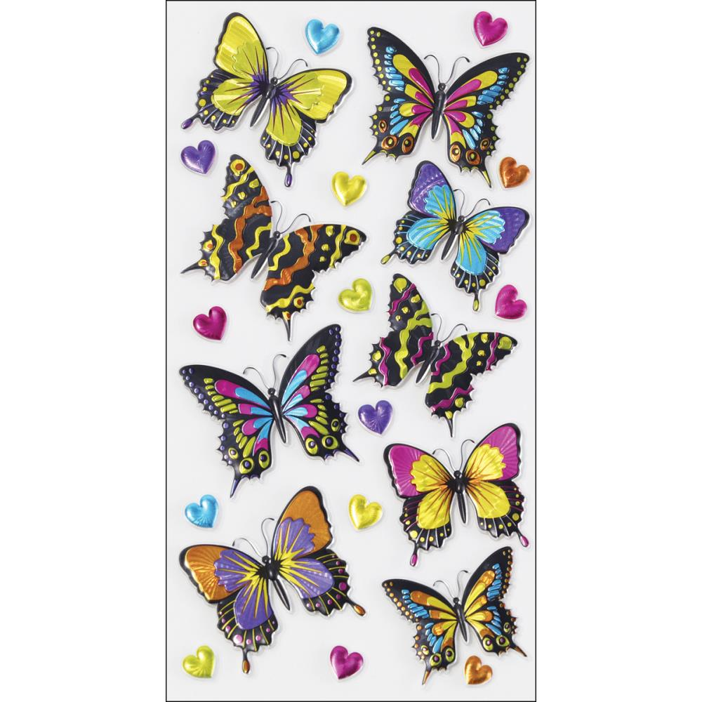 Sticko Dimensional Stickers Dancing Butterflies