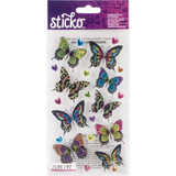 Sticko Dimensional Stickers Dancing Butterflies