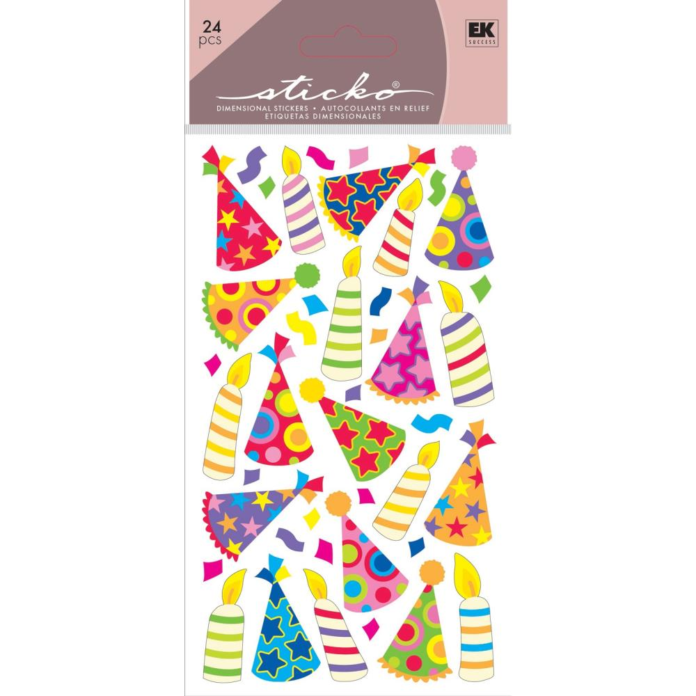 Sticko Hats and Candles Stickers
