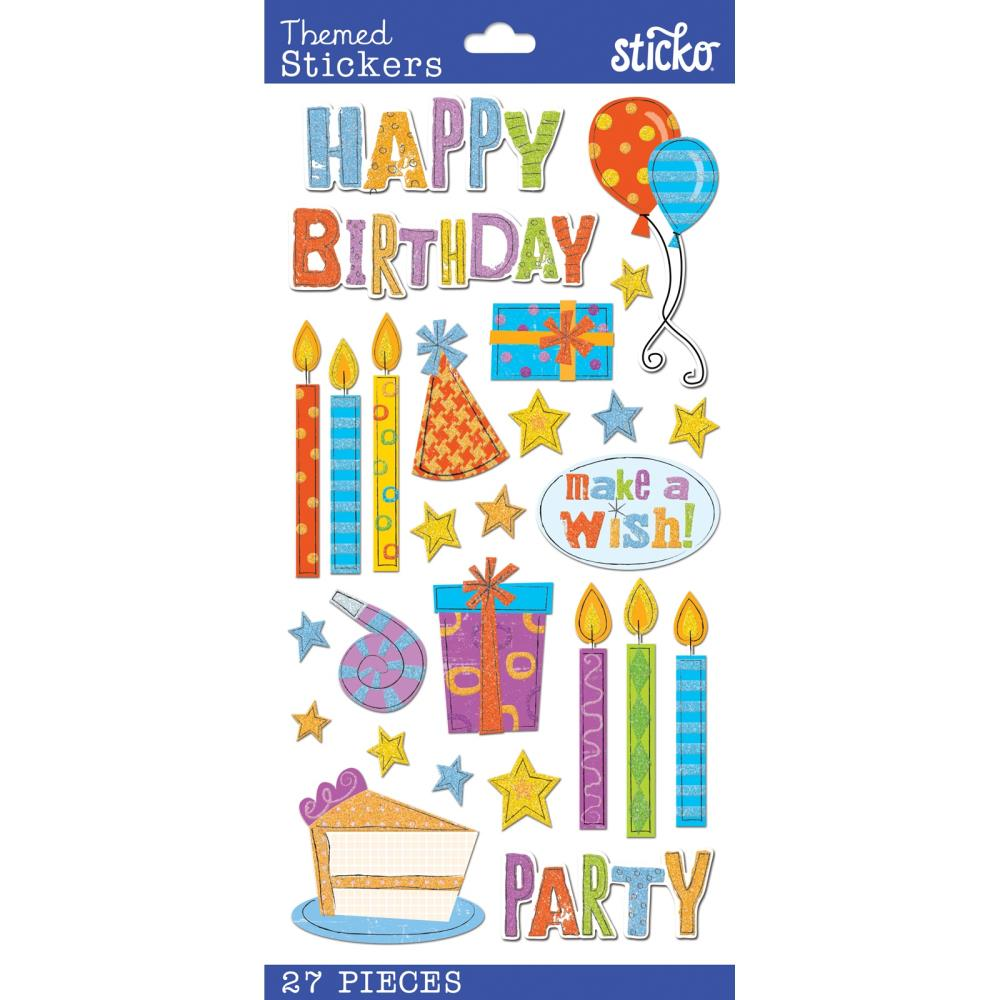 Sticko Themed Stickers Birthday Party