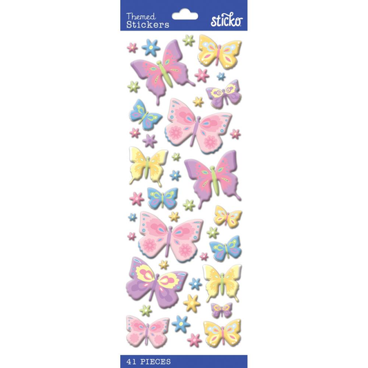 Sticko Themed Stickers Butterflies