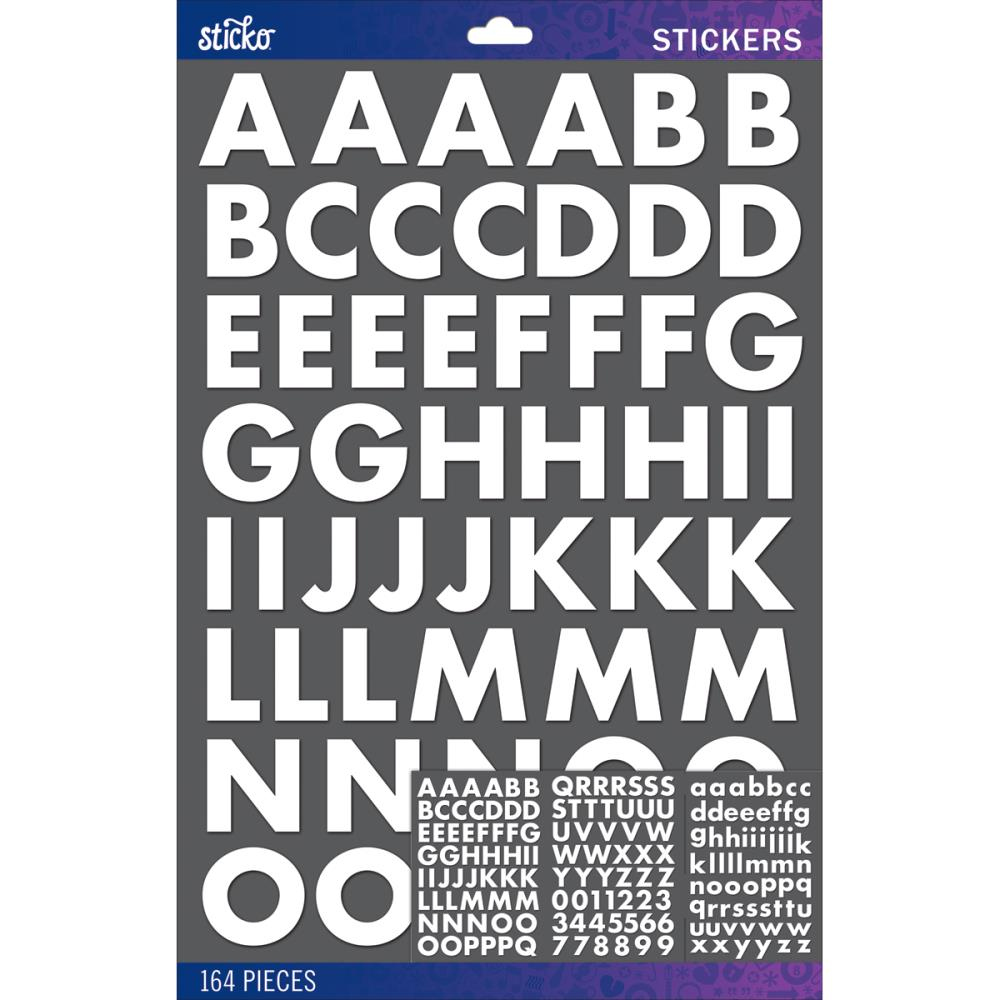Sticko Bold Large Alphabet Stickers