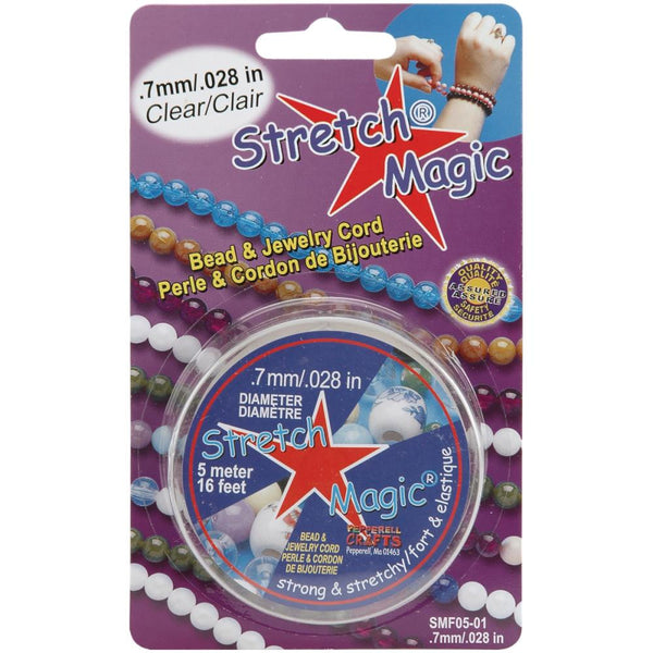 Stretch Magic Bead & Jewelry Cord .7mm x 5m Clear