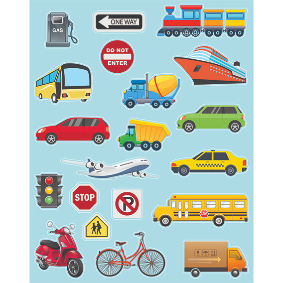 Transportation Stickers