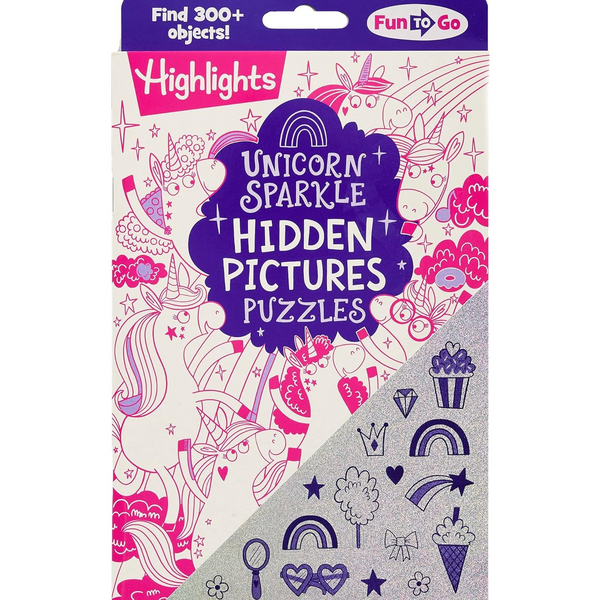 Unicorn Sparkle Hidden Pictures Puzzles
