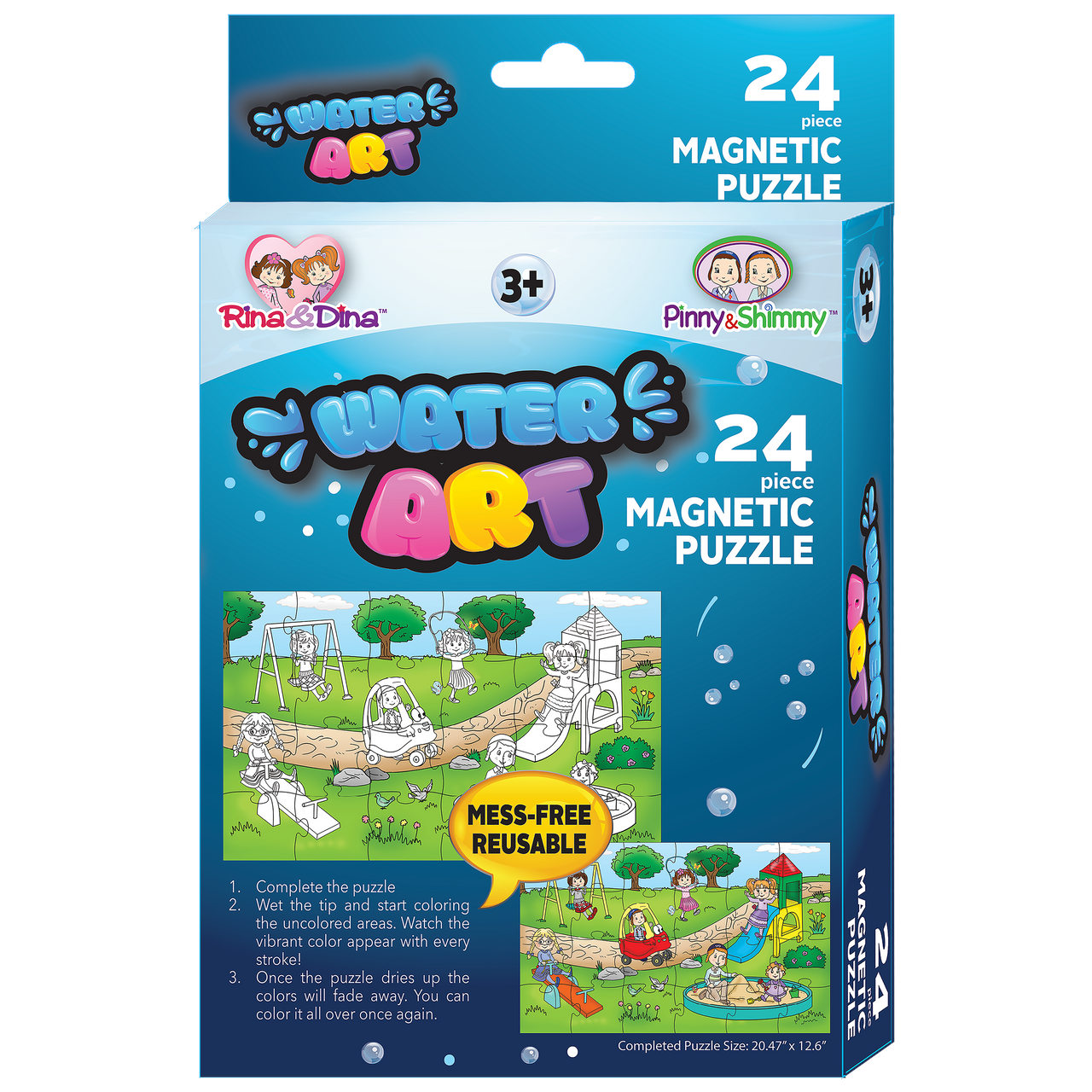 Water Art Magnetic 24 Piece Puzzle