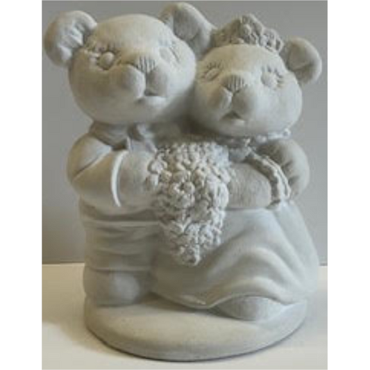 Wedding Bears Statue Plaster Mold