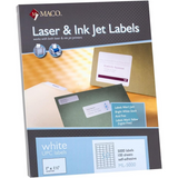 Laser/Inkjet 1" x 1 1/2"" White UPC Labels - 5000/Box
