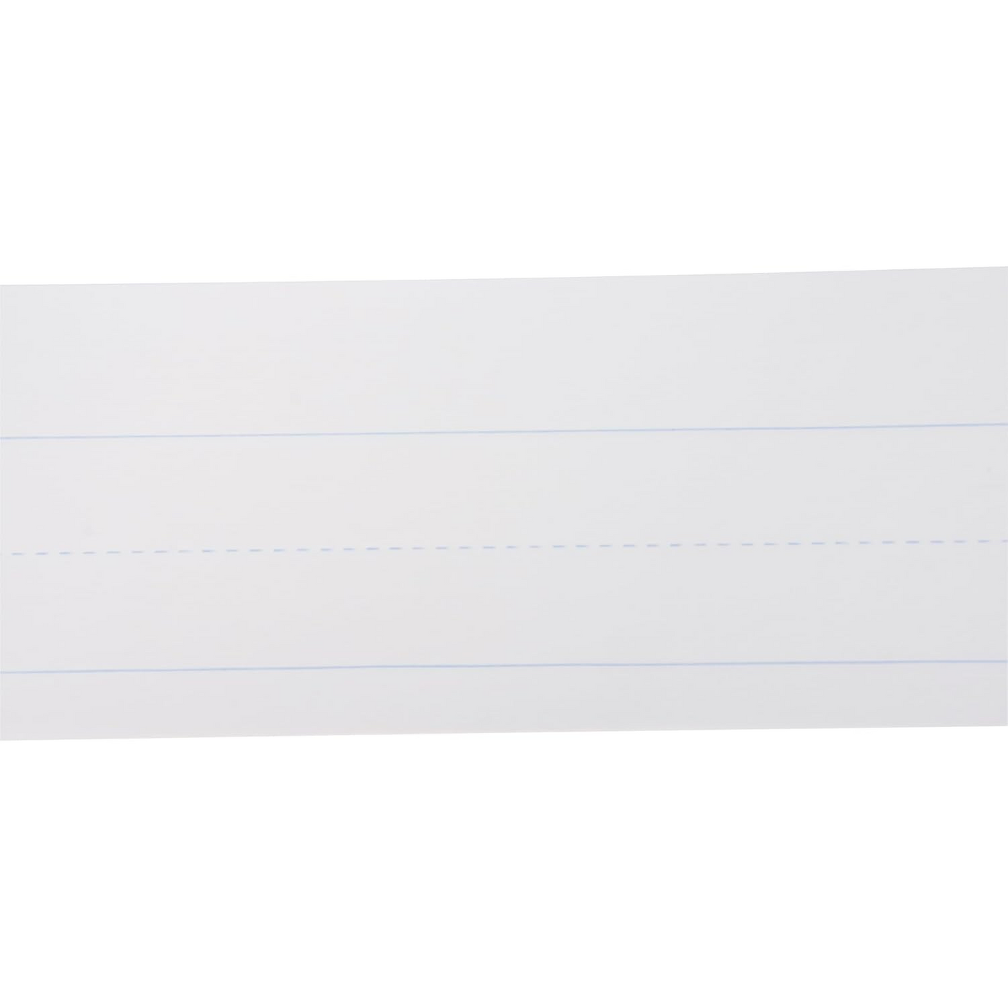 White Ruled Sentence Strips 3" x 24" 100 Pack