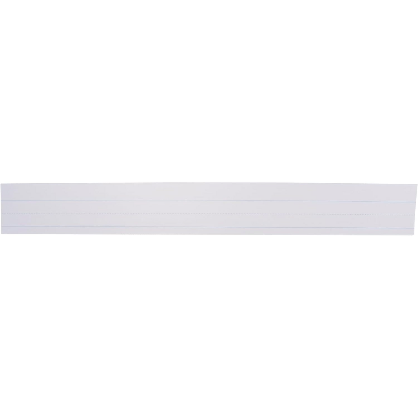 White Ruled Sentence Strips 3" x 24" 100 Pack