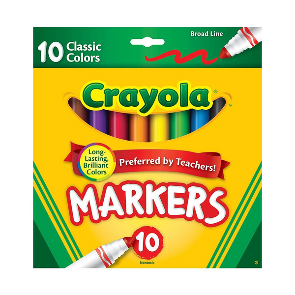 Broad Line Markers-10 Count