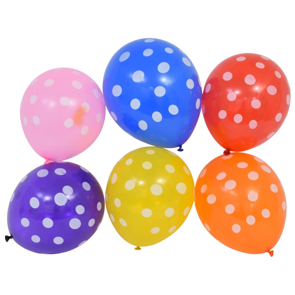 12" Polka Dot Balloons