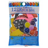 12" Polka Dot Balloons