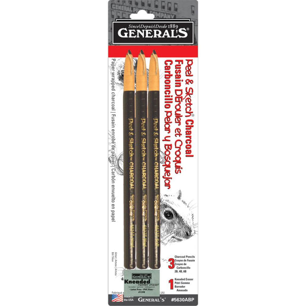 Peel & Sketch Charcoal Pencils
