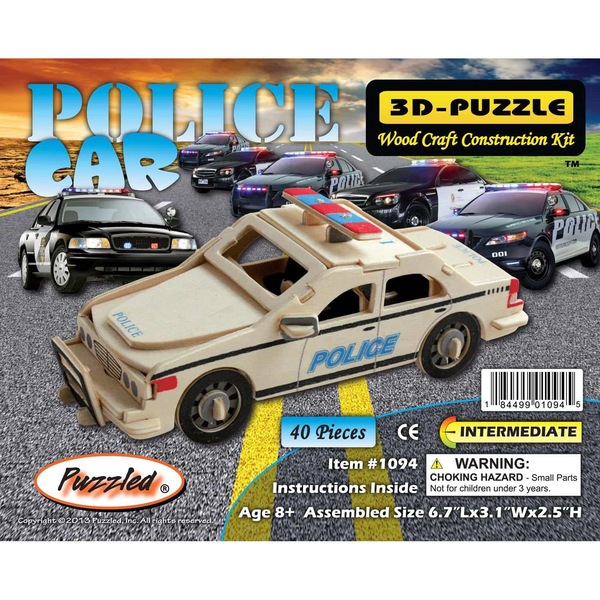 3D Puzzle Police Car
