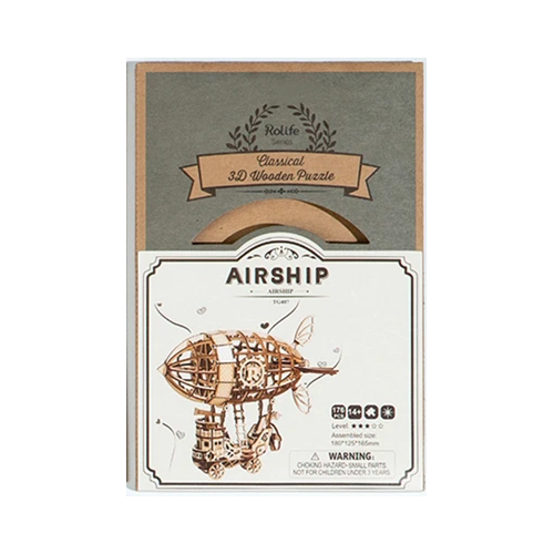 3D Wooden Puzzle Airship