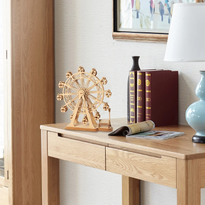 3D Wooden Puzzle Ferris Wheel