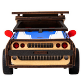 3D Wooden Puzzle Police Car