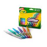 Glitter Markers-6 Count