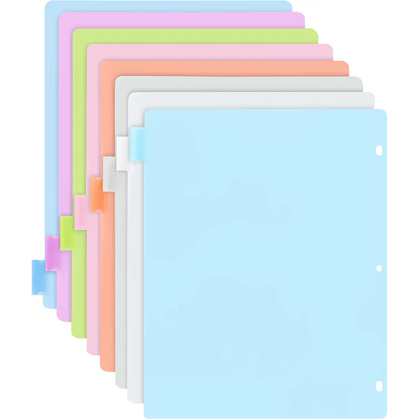 8 Tab Insertable Poly Dividers – Craft N Color