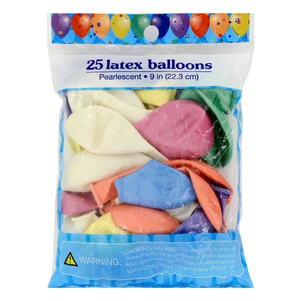 9" Pearlescent Balloons