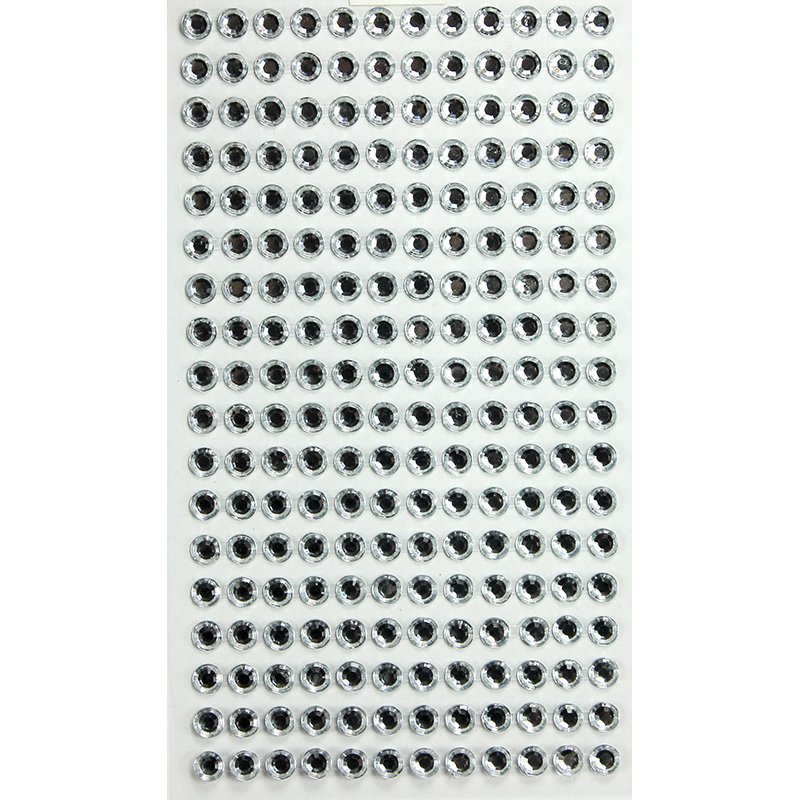 Adhesive Rhinestones Individual Stickers