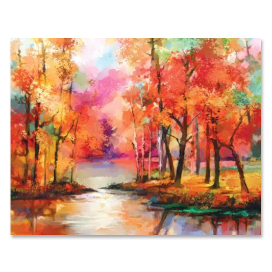 Canvas Art Landscape Stream