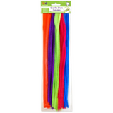 Chenille Neon Stems Glamour Mix 40 Ct