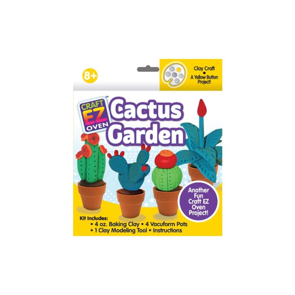 Clay Crafts Cactus Garden