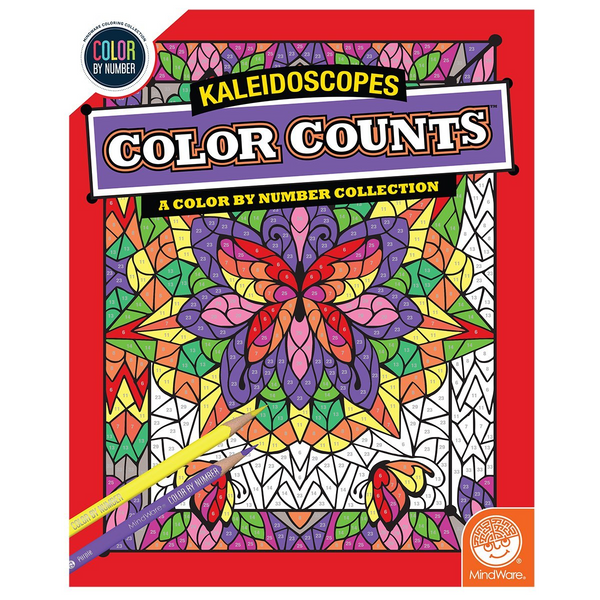 Color Counts By Number Book