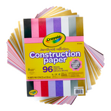 Colored & Metallic Construction Paper 9" x 12", 96 Count