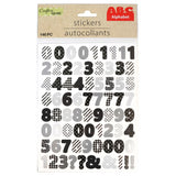 Colorful Alphabet or Number Stickers