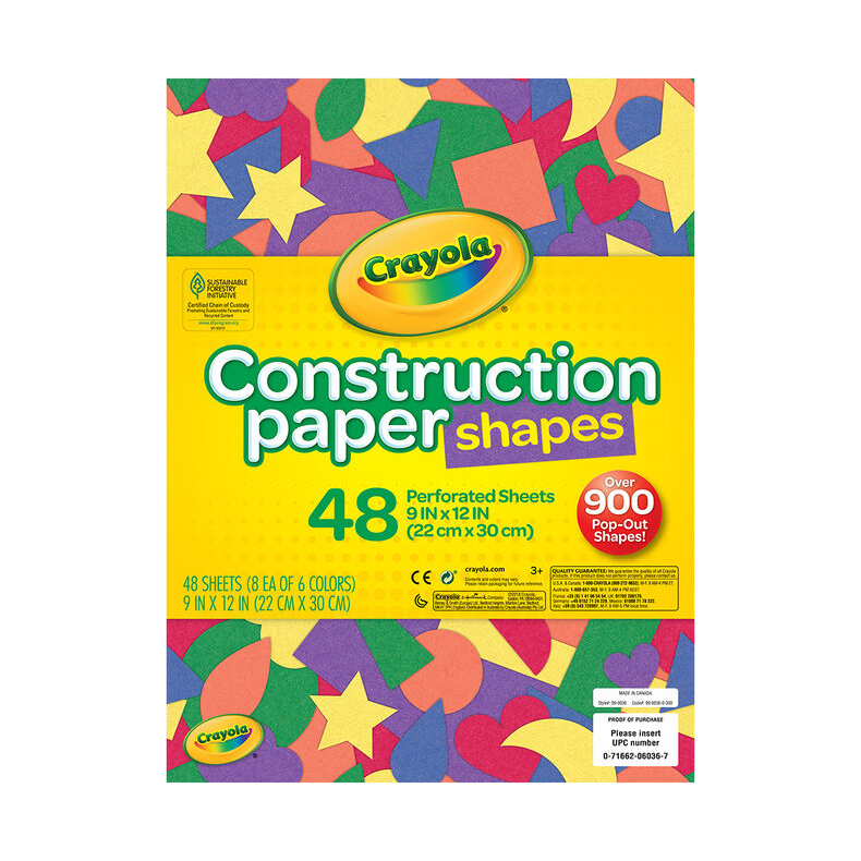Construction Paper Shapes – Craft N Color