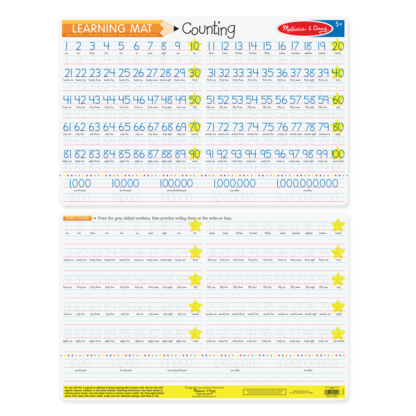 Counting to 100 Write A Mat