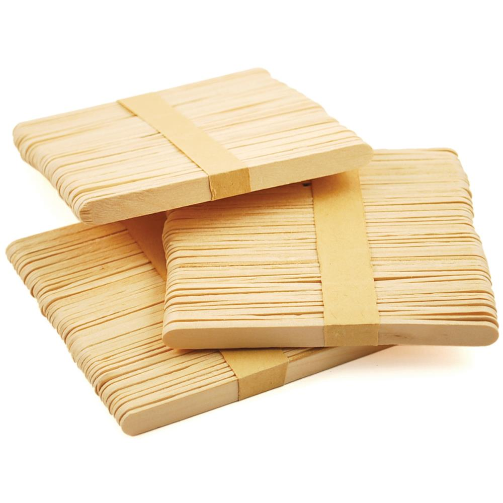 Craft Sticks Natural 4.5" 100/Pkg