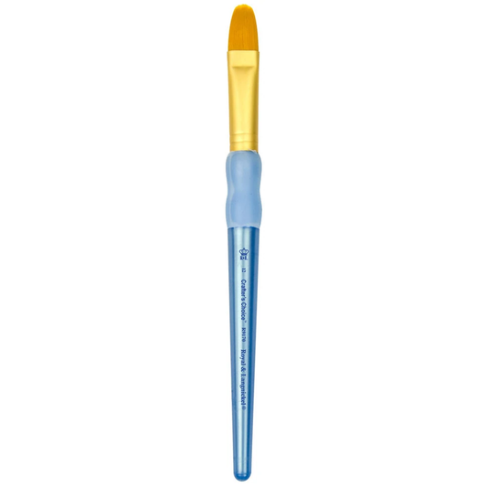 Crafter's Choice Gold Taklon Filbert Brush